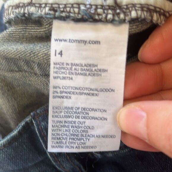 Tommy Hilfiger | Boys Revolution Slim Adjustable Waist Denim Jeans 14 - Picture 10 of 11